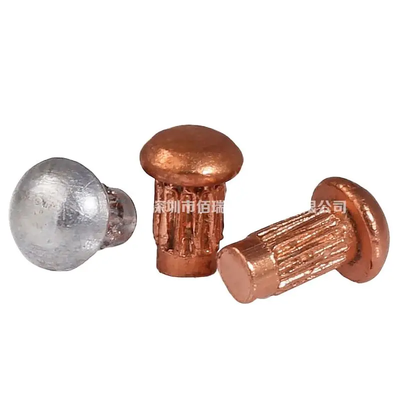 Точечный знак из фиолетовой меди Красный медный заклепка M2M3 20 шт. | Обустройство