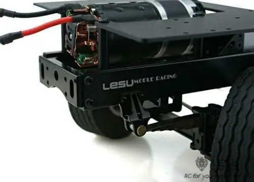 1/14 RC LESU 6*4 Металлическое шасси DIY Her Sca кабина тягач ESC радио THZH0309
