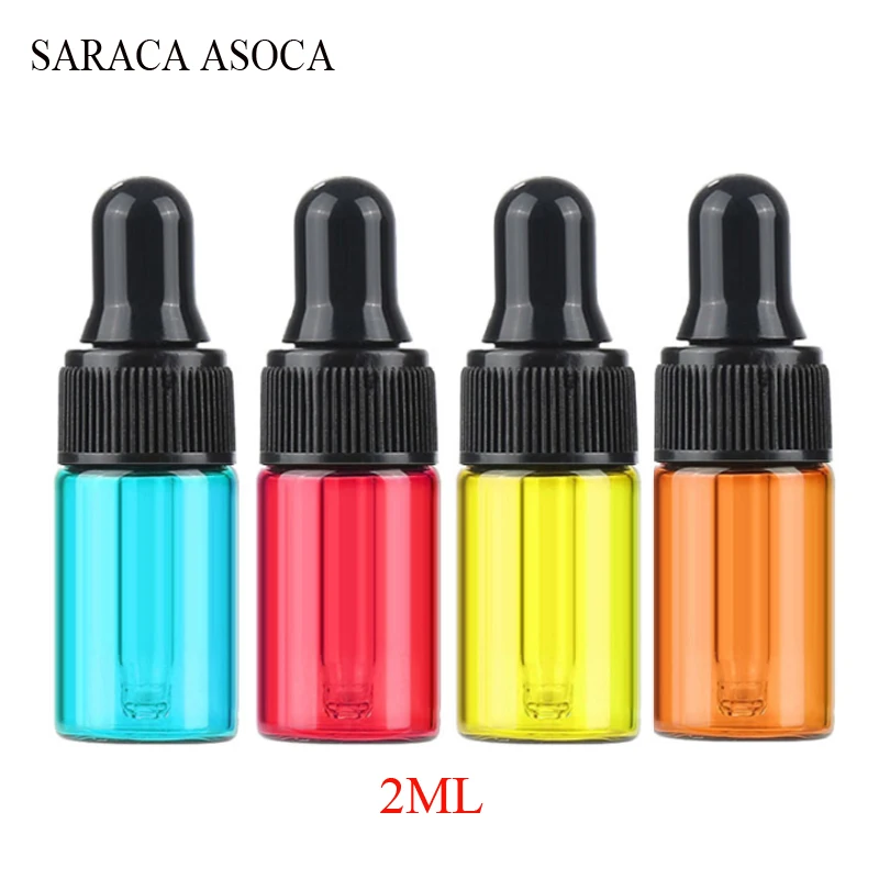 2 мл пустой флакон капельница прозрачное Эфирное масло стекло ароматерапия Liqui