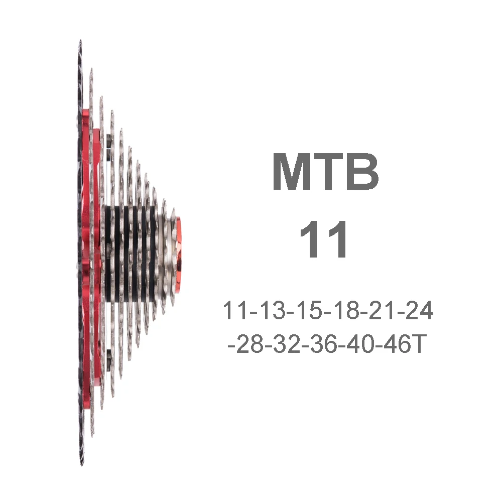 ZTTO MTB горный велосипед 11s 11 46T кассеты и цепные звездочки маховик соотношения для