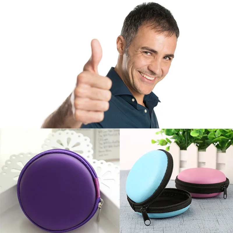 EVA Мини Портативная сумка для наушников 5 цветов карта памяти косметический