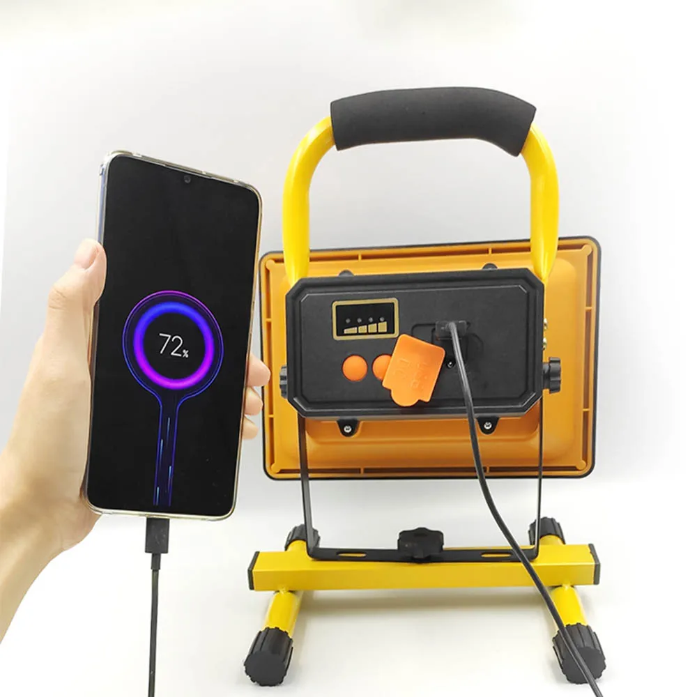 Водонепроницаемая Переносная Строительная лампа уличное освещение для