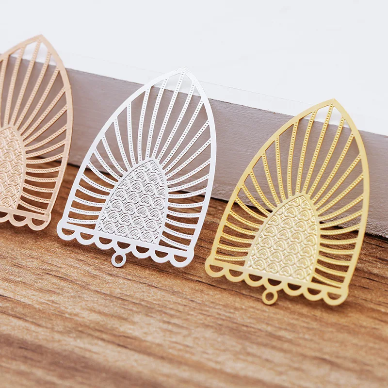 Серьги и подвески из филиграни 38x26 мм фурнитура для поделок сделай сам винтажные