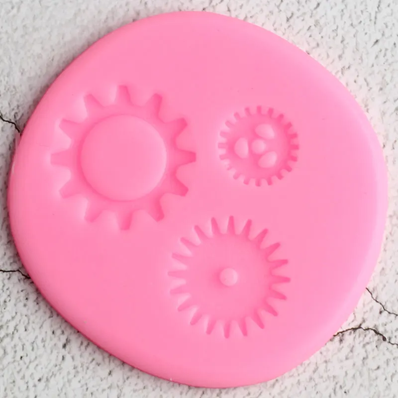 DIY Детская искусственная 3D форма в стиле стимпанк силиконовая для кексов Топпер