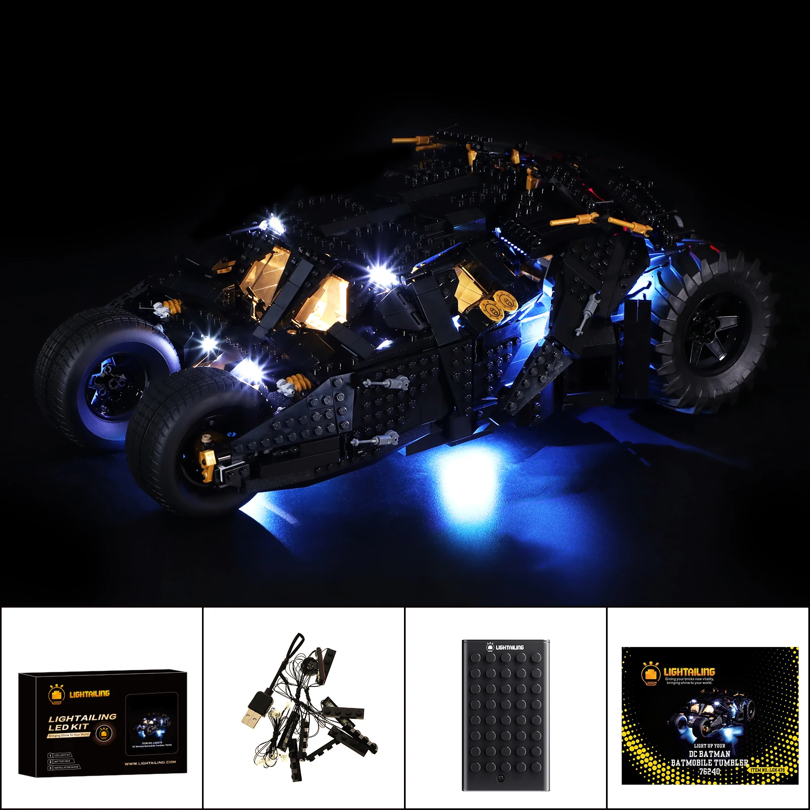 

LIGHTAILING LED Light Kit for 76240 Tumbler
