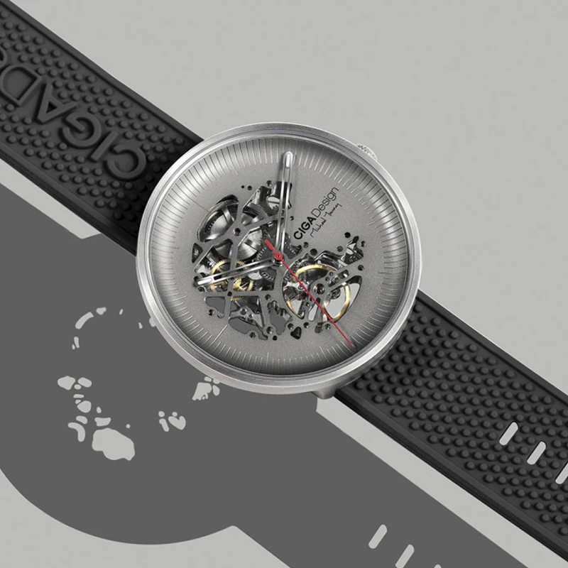 Часы CIGA DESIGN MY Series Titanium Edition автоматические механические часы с отверстиями модные