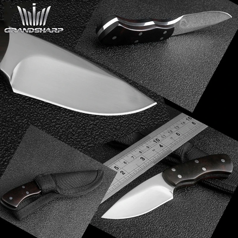 Тактический нож с фиксированным лезвием для кемпинга инструменты барбекю