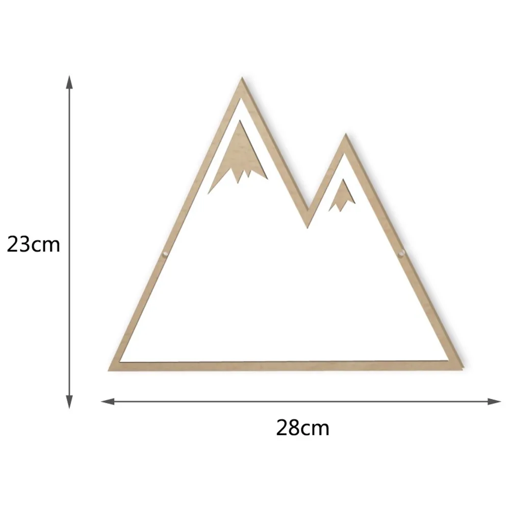 11x9 дюймов креативные горные акриловые зеркальные наклейки на стену DIY можно