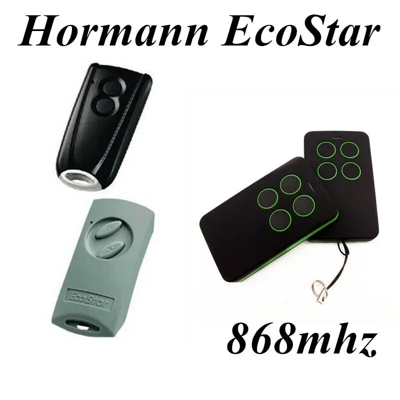 Клонирование HORMANN ECOSTAR RSC2 RSE2 433 92 МГц пульт дистанционного управления с непрерывно