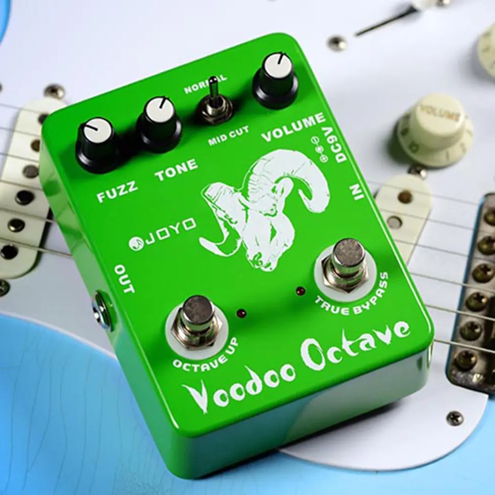 oyo jf 12 voodoo octave fuzz effekt gitarre pedal electric bass dynamische kompression effekte true bypass musical gitarre zubehör free global sh