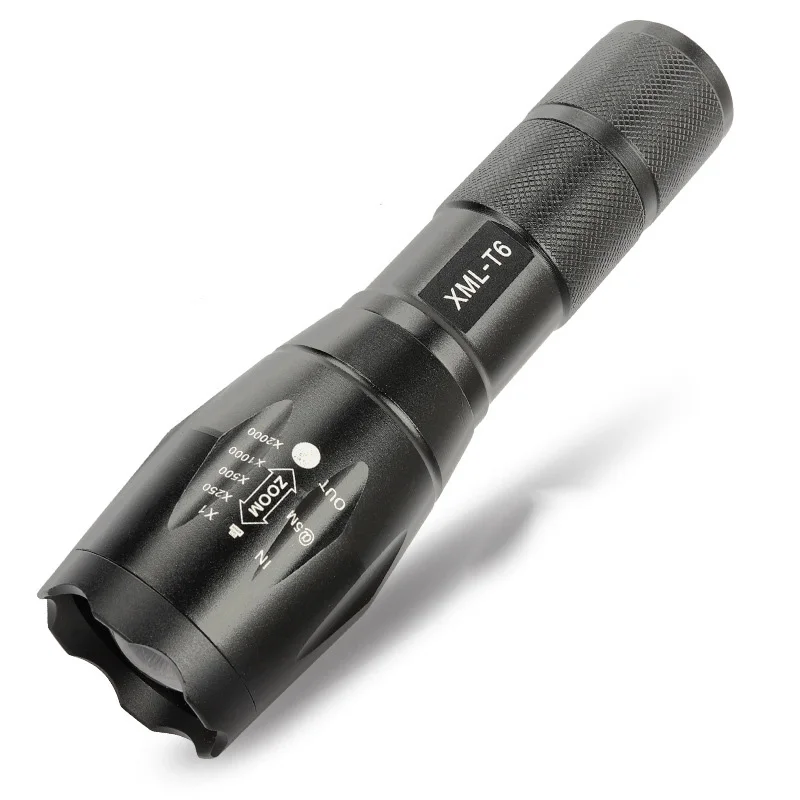 Led flashlight Ultra Bright torch Q5/T6/L2 Camping light 5 switch Modes waterproof Zoomable Bicycle Light use 18650 battery | Освещение