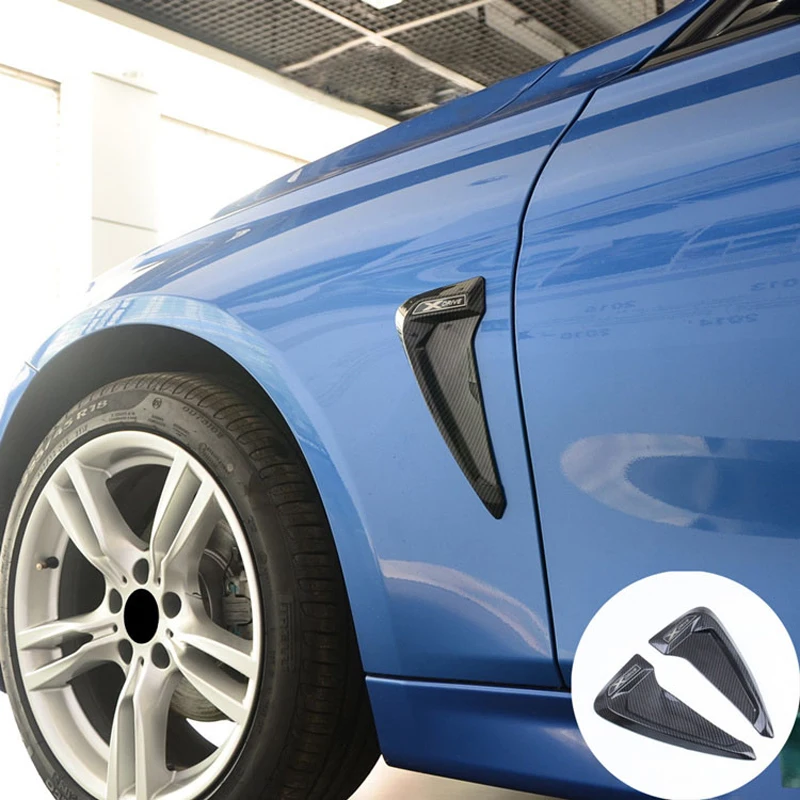 Автомобильный Стайлинг ТПУ переднее крыло боковое Air Shark Gills вентиляционное