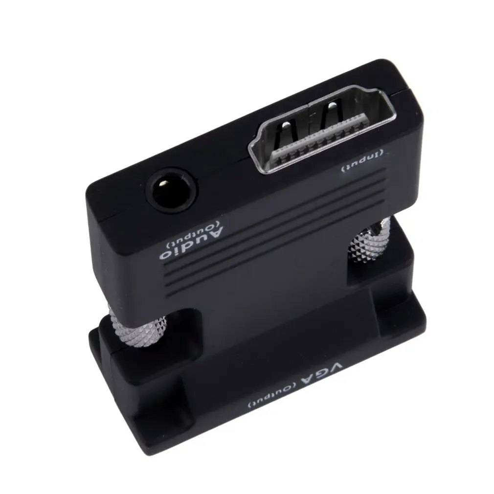 Адаптер HDMI-совместимый с женским и мужским разъемами VGA поддержка вывода сигнала