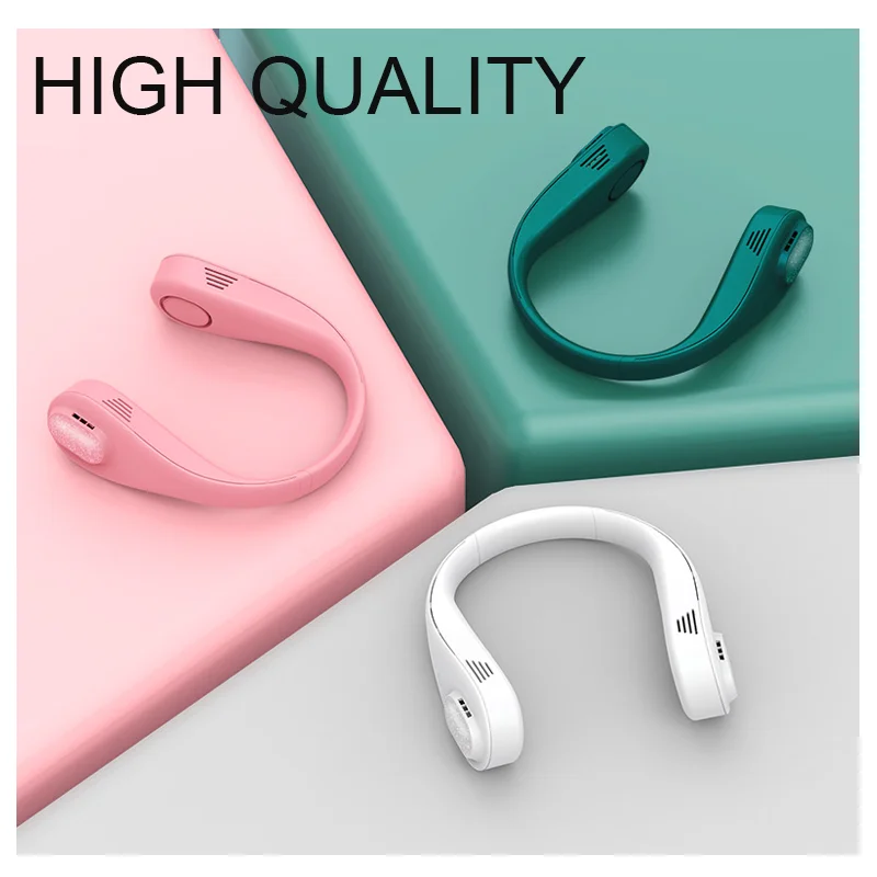 

Neckband Fan Portable Fan Usb Fan Sport Fan For Outdoor Cooling Fan Surround The Air Outlet Leafless Neck Fan Intimate Neck