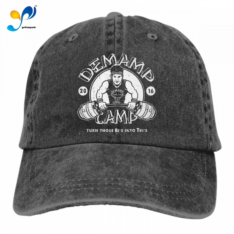 

Мягкая регулируемая бейсболка в стиле унисекс от Demamp Camp