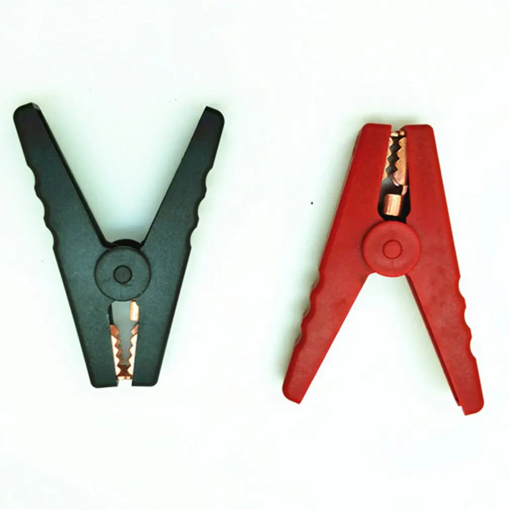 

Insulated Car Battery Clip Lead-Acid Battery Charging Clip With Fire Clip Electrical Technology Voltage Testers 1 Pair