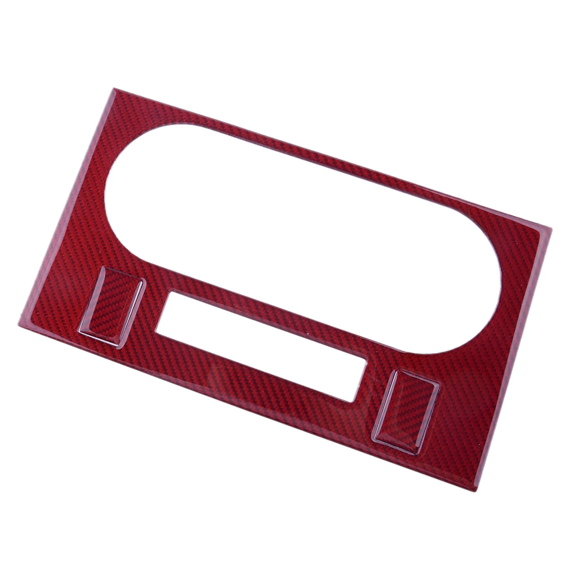 

1 Set Car Carbon Fiber Red AC Panel Covers Trims Stickers Fit For Dodge Challenger 2008 2009 2010 2011 2012 2013 2014