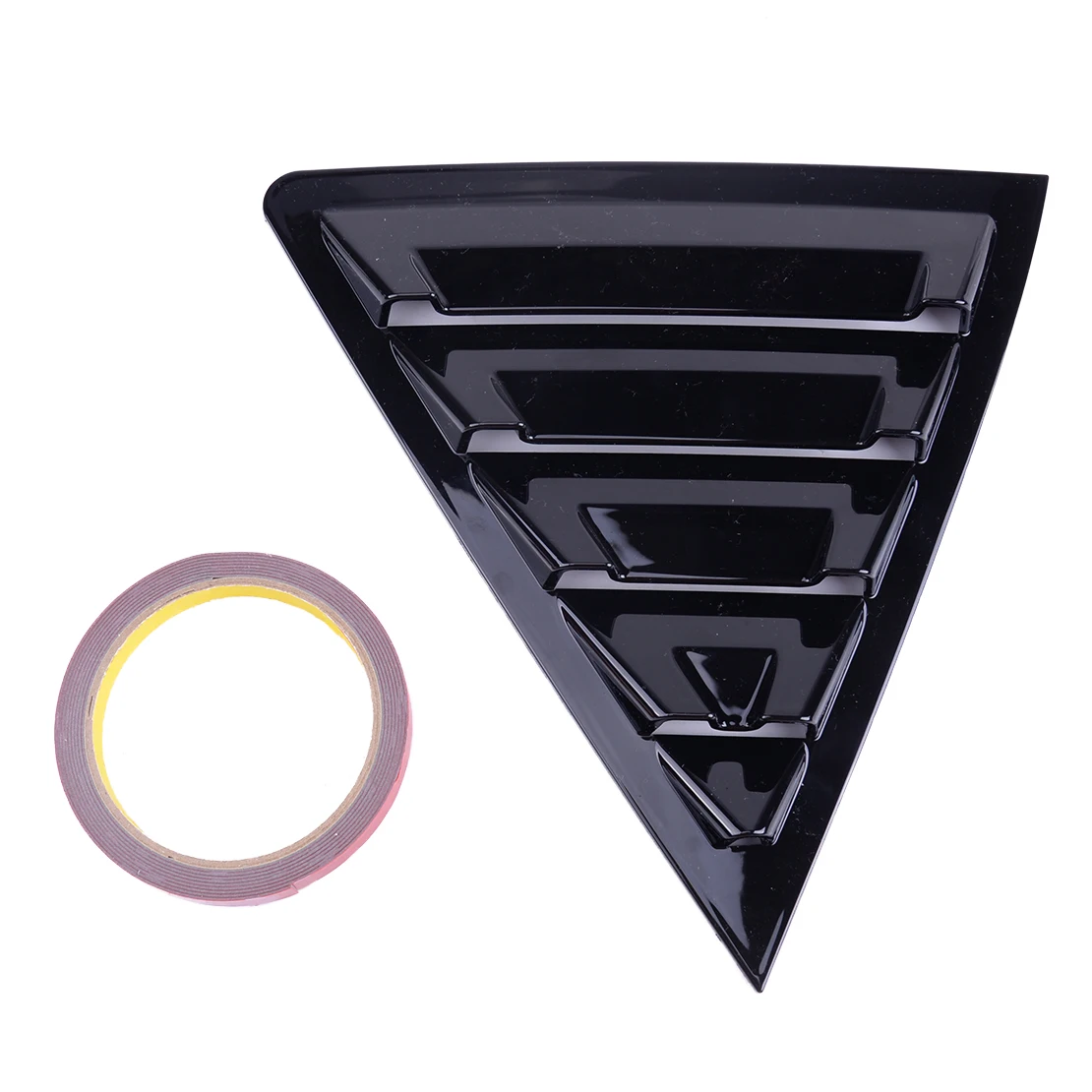 2 шт. накладка на заднее боковое окно блестящая черная крышка вентиляционное