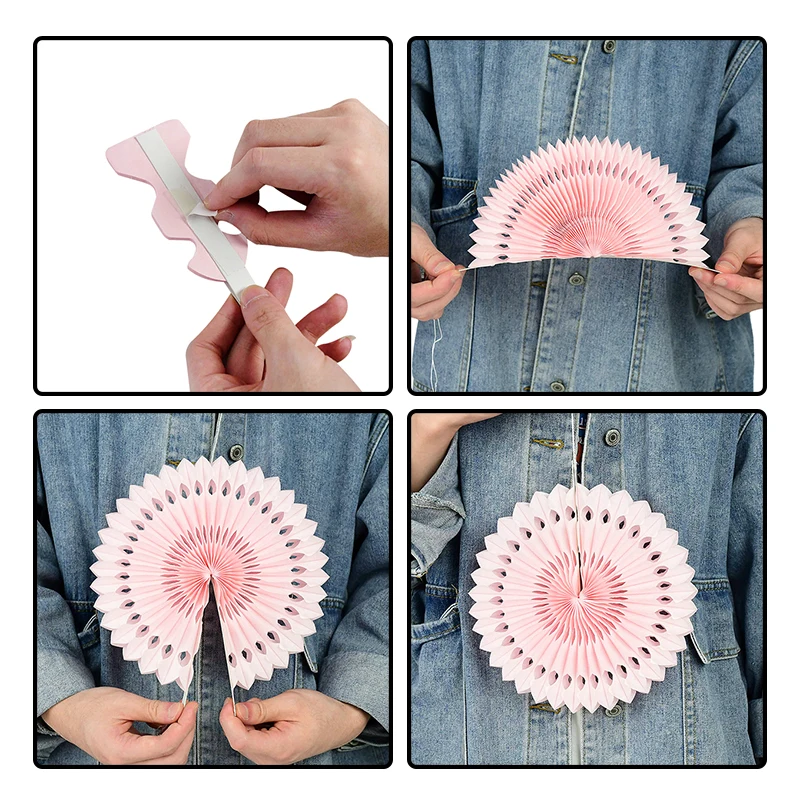 5pcs 20/25/30cm Tissue Paper Fans Pinwheels Multicolor Hanging Flower Paper Crafts Wedding Party Festival Home DIY Decorations 7
5pcs 20/25/30cm Tissue Paper Fans Pinwheels Multicolor Hanging Flower Paper Crafts Wedding Party Festival Home DIY Decorations 7