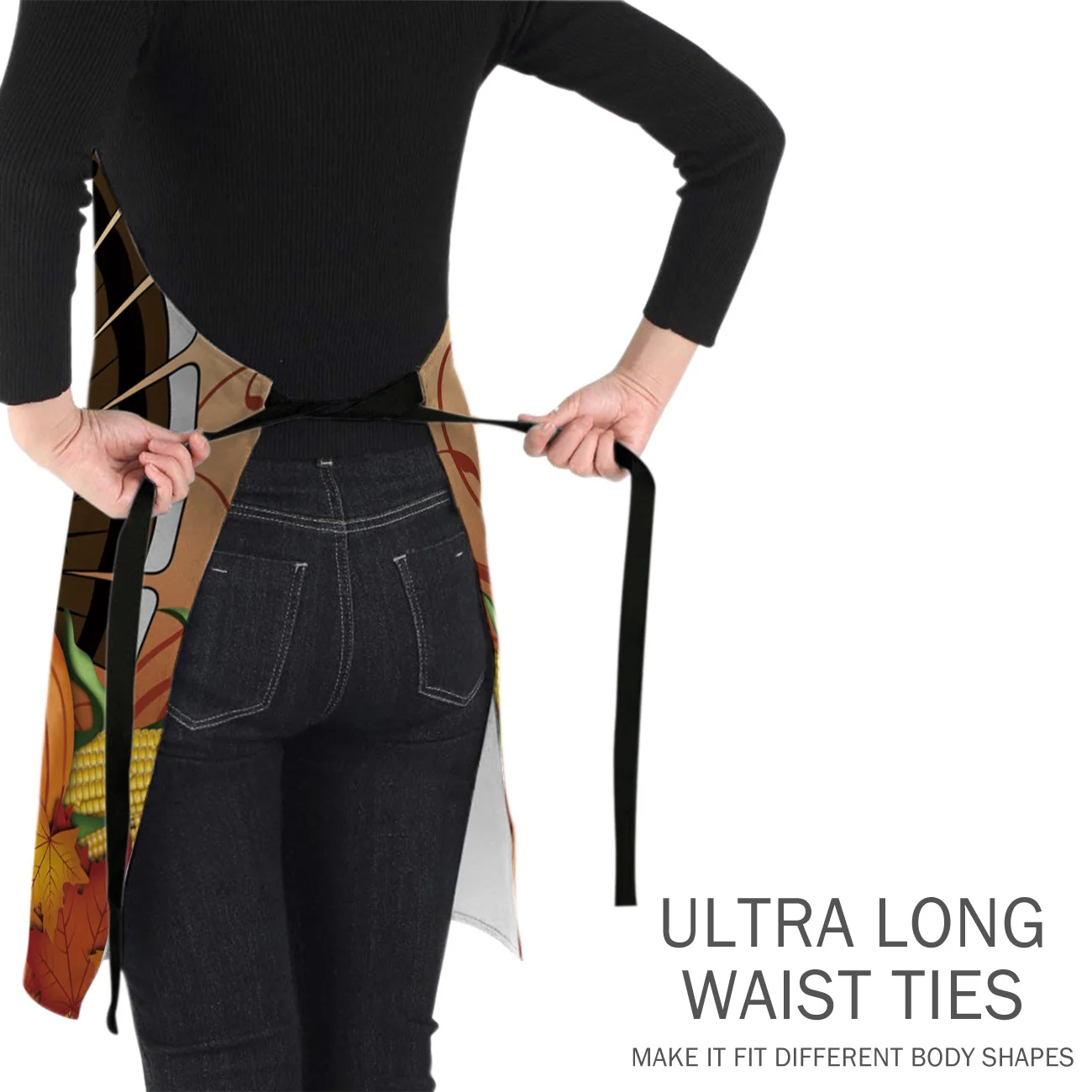 Персонализированные фартуки Турция Тыква овощи День благодарения Женский