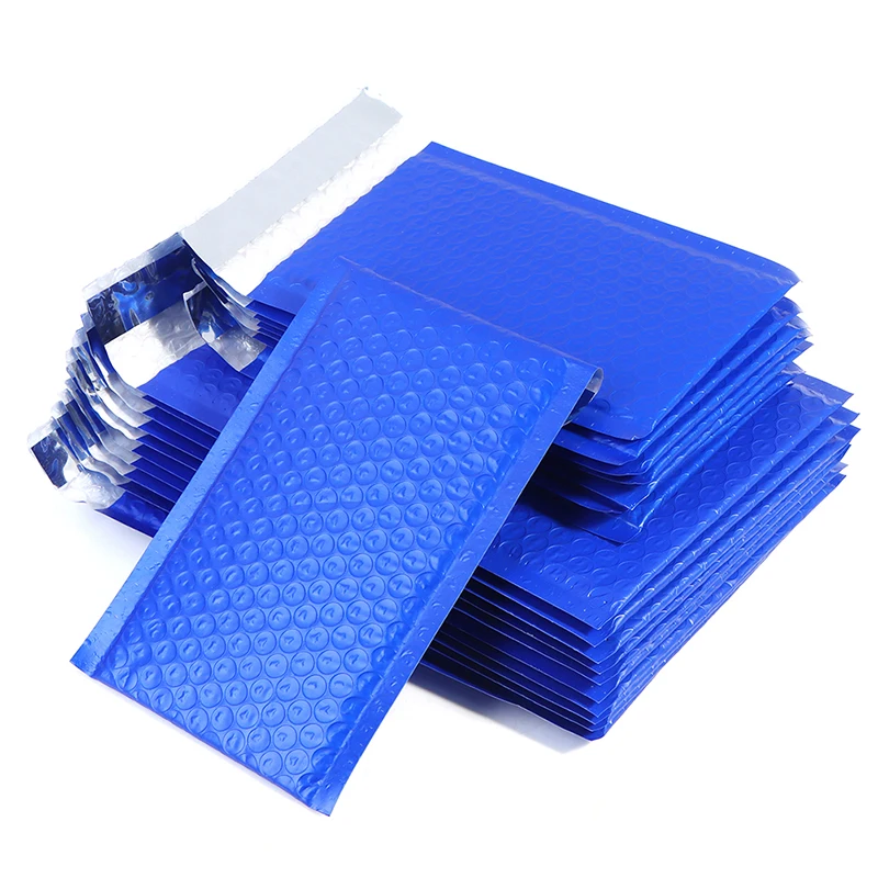 

10 шт. S/L поли пузырчатые конверты, синие самоуплотненные мягкие конверты, почтовые пакеты