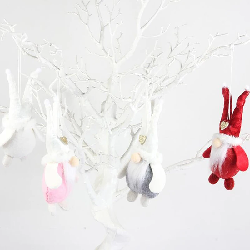 

Christmas Gnome Plush Doll Pendant Xmas Tree Hanging Ornament Party Decor Gift