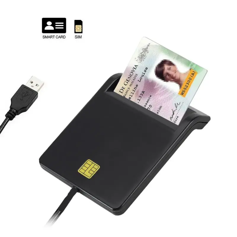 Смарт-кард-ридер USB2.0 смарт-кард-ридер для CAC ID банковская карта sim-карта Cloner разъем