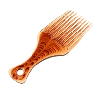 1pcs afro hair combs plastic wide tooth african pik comb wig detangle brushes hairdressing styling tool