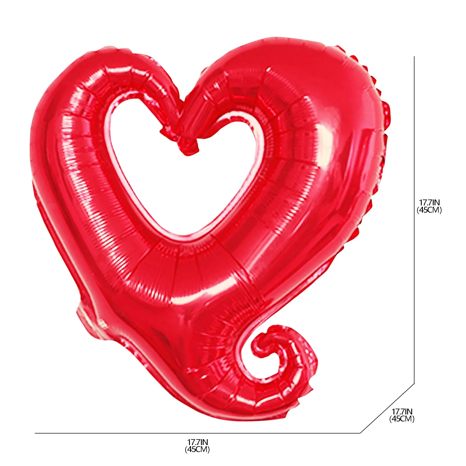 

18 Inch Wedding Venue Party Valentine's Day Confession Heart Shaped Decoration Gifts Wedding Bridal Decoration Baloons 2021
