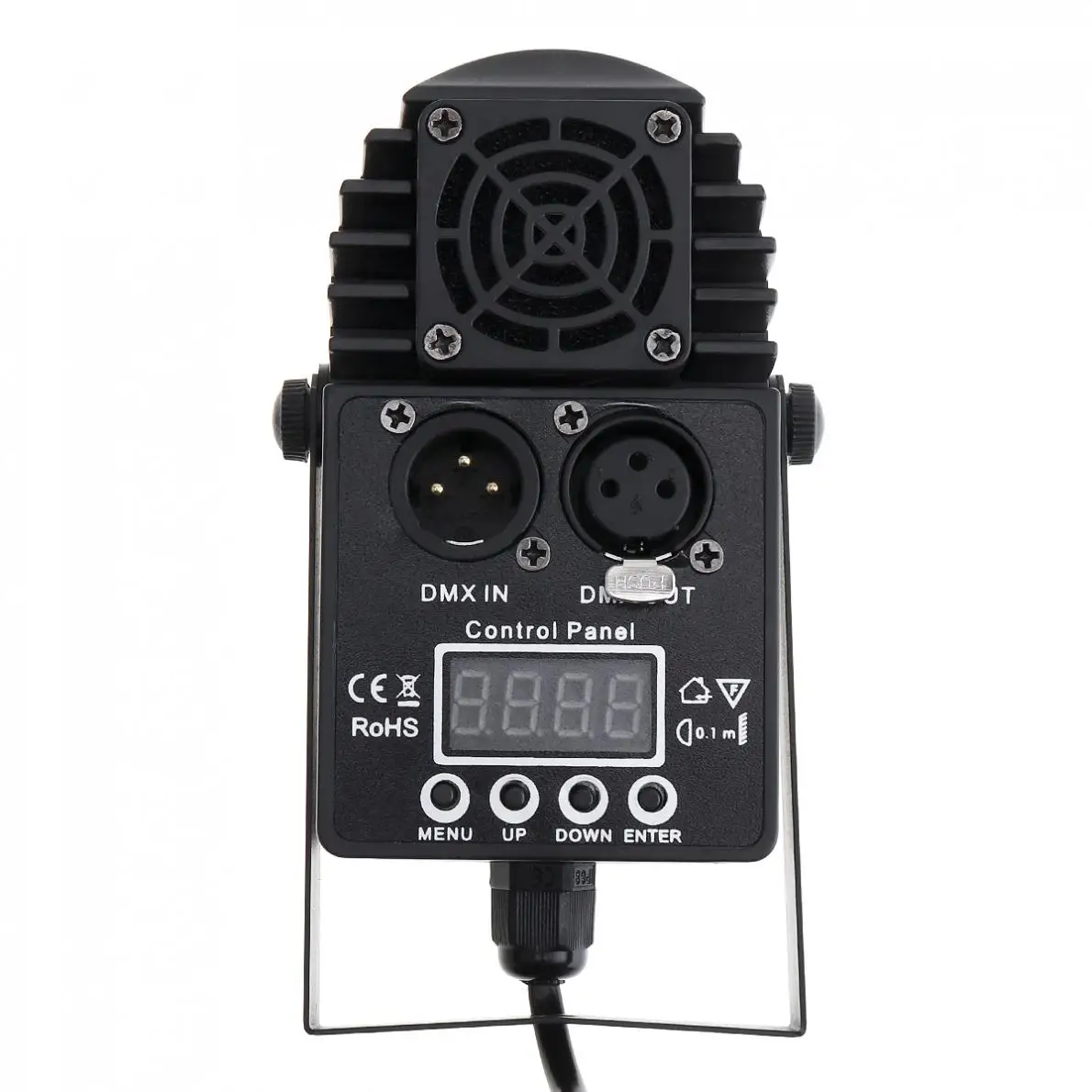 RGBW 4 in 1 DMX Full Color LED Spotlight Glass Ball Stage Light Spin Spot Beam 6 Channel Atmosphere Voice Control | Освещение