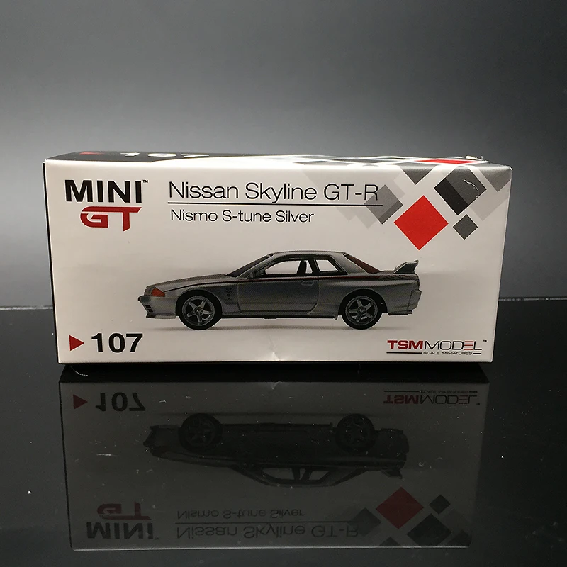 Модель автомобиля Skyline 1: 64 Nissan GTR R32 из металлического сплава литые модели игрушек