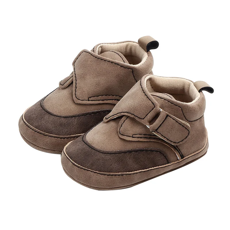 Для маленьких мальчиков обувь искусственная кожа для новорожденных тех кто