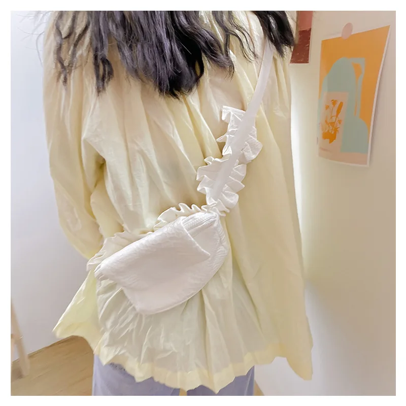 Кружевные женские сумки через плечо мессенджеры для девушек с белыми листьями