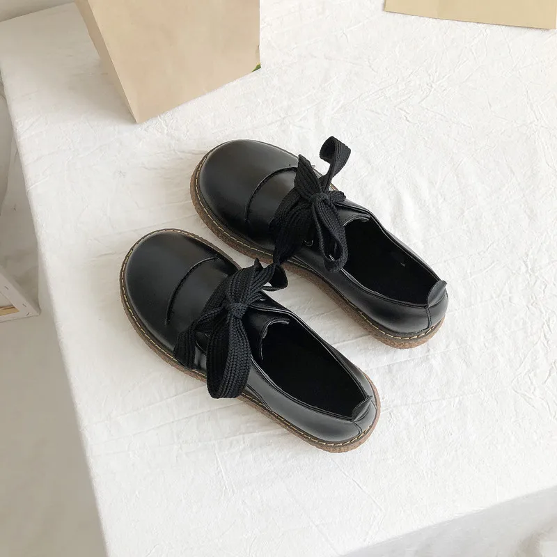 Женская обувь 2020 новые модные в духе колледжа Обувь английском стиле Дикий тренд