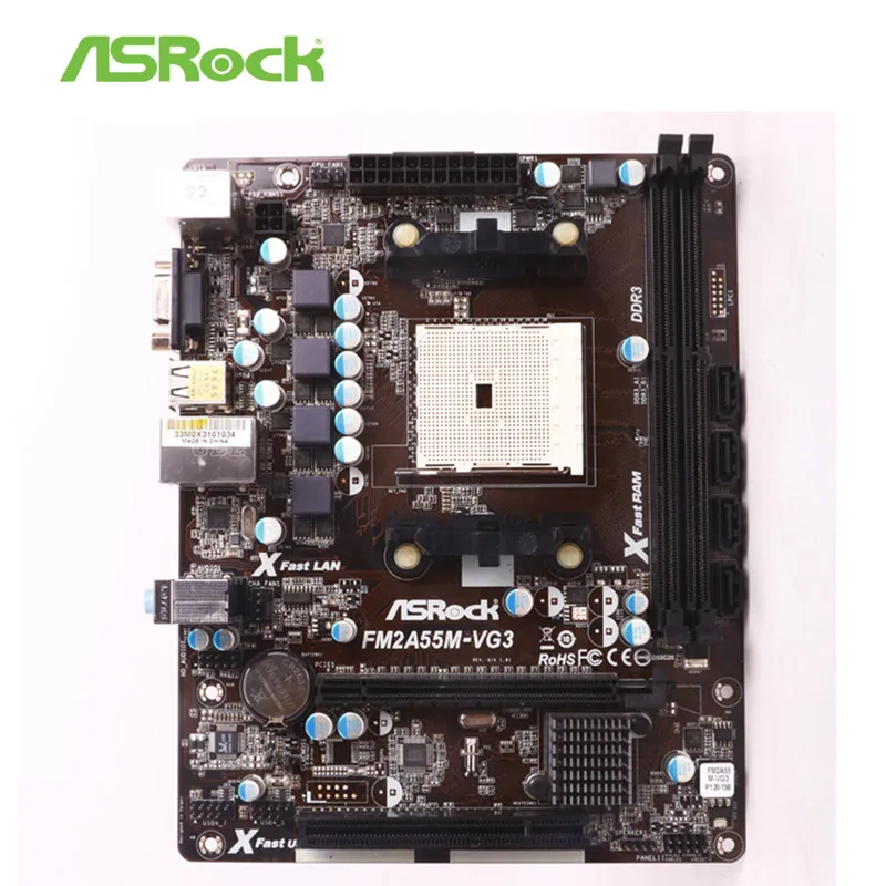 Используется для ASRock FM2A55M-VG3 поддерживает FM2 процессор разборки, Протестировано хорошо