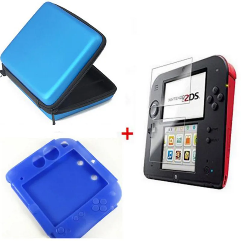 Силиконовый чехол для Nintendo 2DS жесткий прозрачный сенсорного экрана | Электроника
