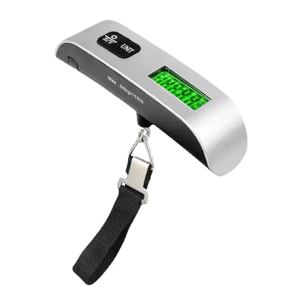 

Portable Scale 110lb/50kg Digital LCD Display Electronic Luggage Hanging Suitcase Travel Weigh Baggage Bag Weight Balance Tool