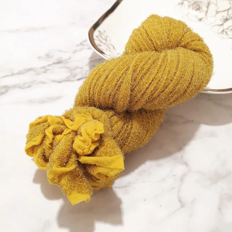 Golden 2 Pieces 2 шт золото/серебро нейлон чулок цветы материал DIY шелковые колготы изготовление моделирования цветы ручной работы Ронд домашний Цветочный декор - Цвет: Golden 2 Pieces