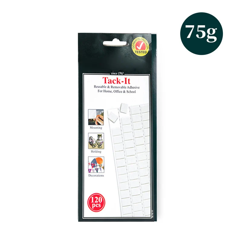 50/75g Reusable Removable Adhesive Tacky Putty White Green Tack Poster Multipurpose Wall Safe Sticky TB Sale | Обустройство дома