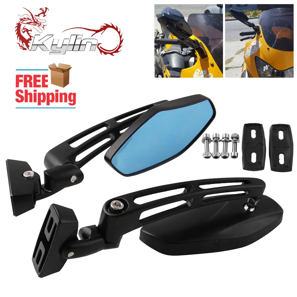 Мотоциклетные гоночные зеркала заднего вида для Honda CBR 600 F3 F4i 900 929 954 1000 RR Kawasaki Ninja