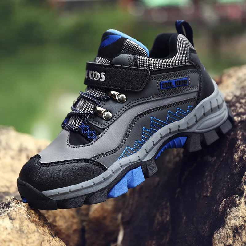 Детская обувь для туризма и спорта мальчиков осень зима водонепроницаемая