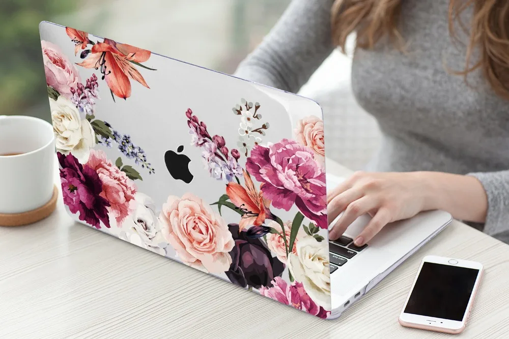 Жесткий чехол Crazy Design с цветочным рисунком жирафа для Macbook Air 13 A1932 Pro 13 Touch Bar A2159 16 дюймов чехол для ноутбука A2141