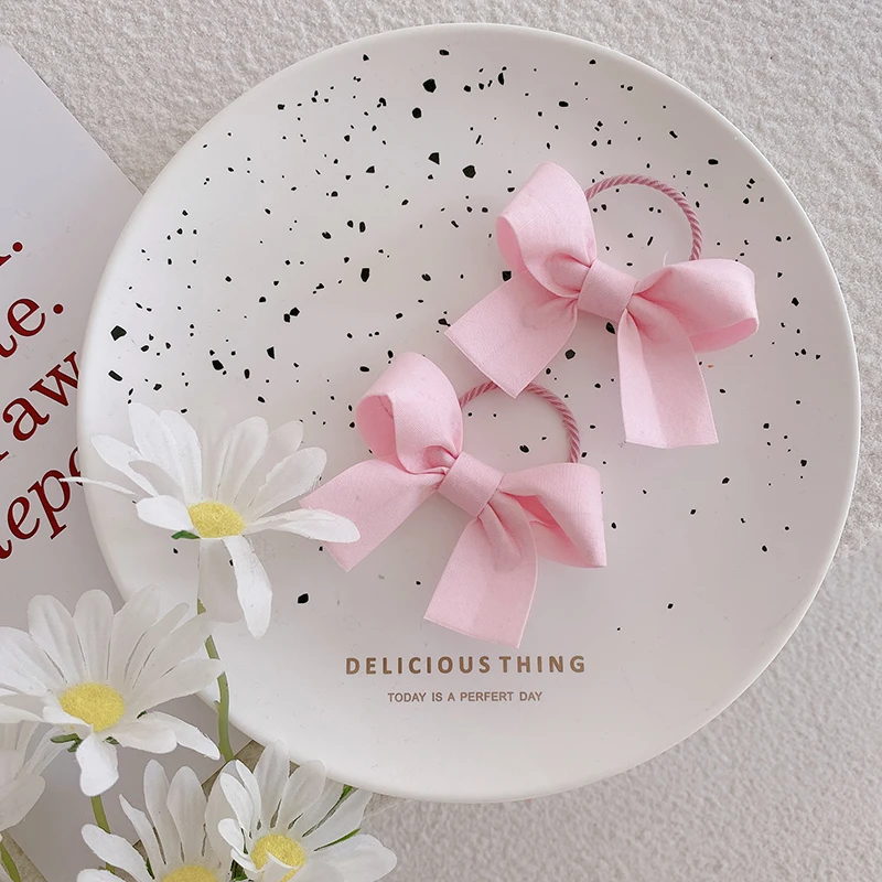 

Fabric printing bowknot hair rope band is suitable for children and girls to make bowknot children's hair accessories by hand
