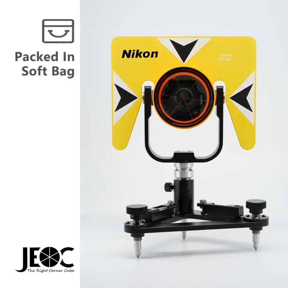 

JEOC Prism and Accurate Tribrach Set, Land Surveying Reflector for Nikon Total Station System Land Surveying Equipment JDS14