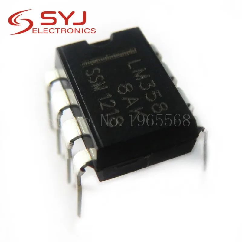 10 шт./лот LM358P DIP8 LM358 DIP LM358N = TS358CD TS358 KIA358P KIA358 BA10358 желтовато зеленая новая и