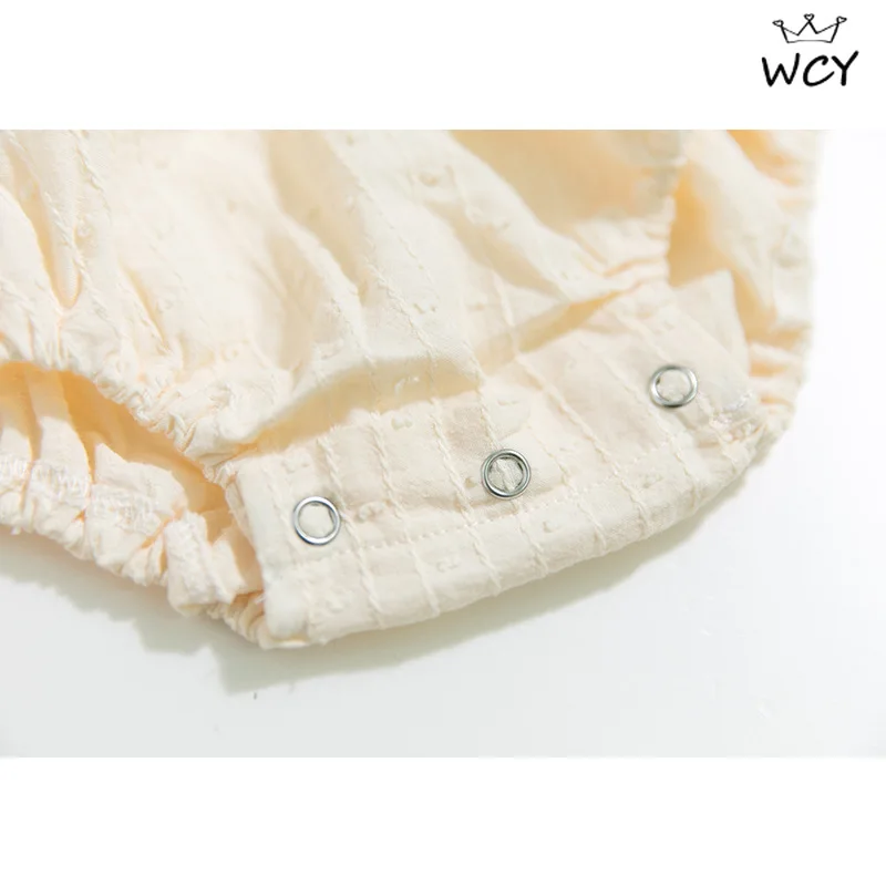 Корейский милый Детский боди летняя детская одежда для близнецов комбинезон с