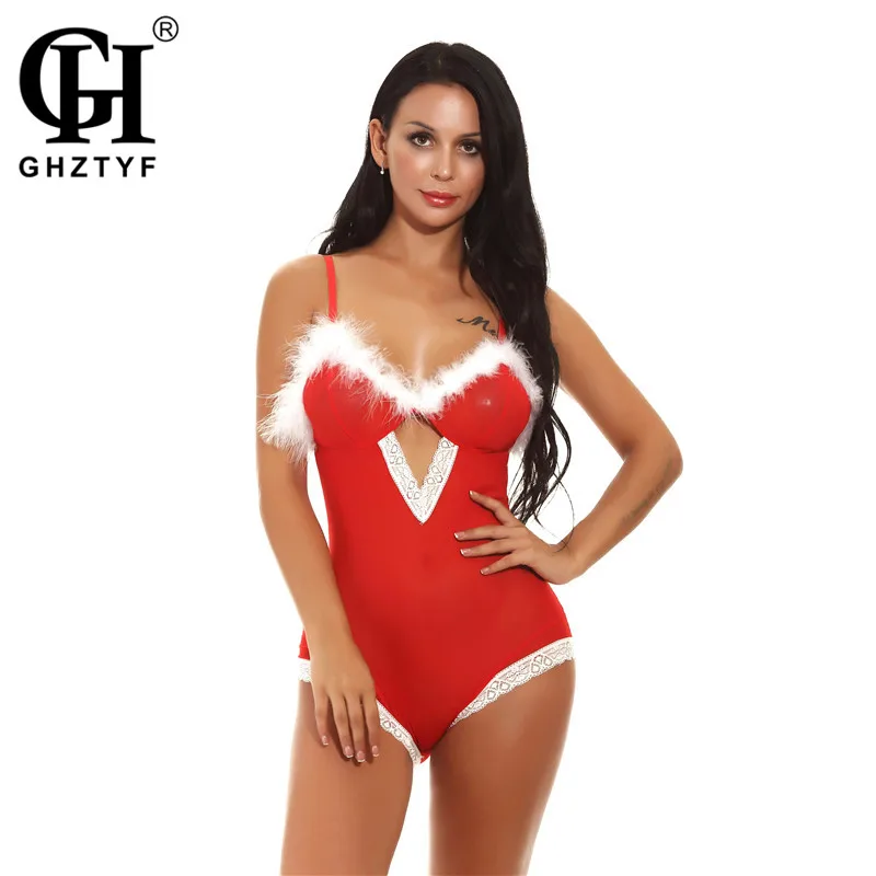 Рождественское сексуальное женское белье Babydoll Тедди Горячее Эротическое порно плюс размер нижнее бельё женское нижнее белье «babydolls» косплей секс одежда