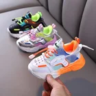 Детские кроссовки спортивная обувь для мальчиков и девочек оранжевая сетчатая дышащая обувь для маленьких детей