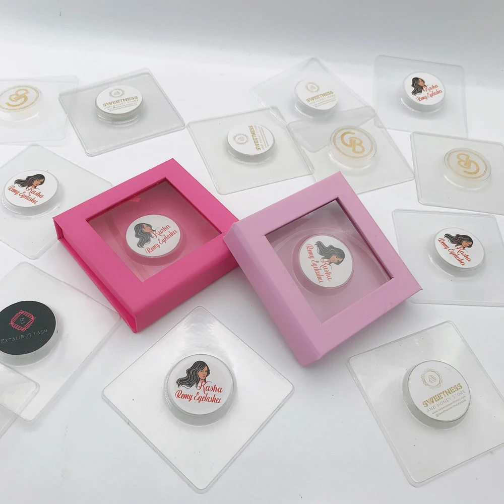 500 круглые наклейки частные этикетки для упаковки ресниц коробка коробки