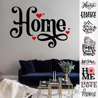 family vinilo home decorativo pared wall stickers for bedroom removable wall decal sticker living rooms outdoor doors windows